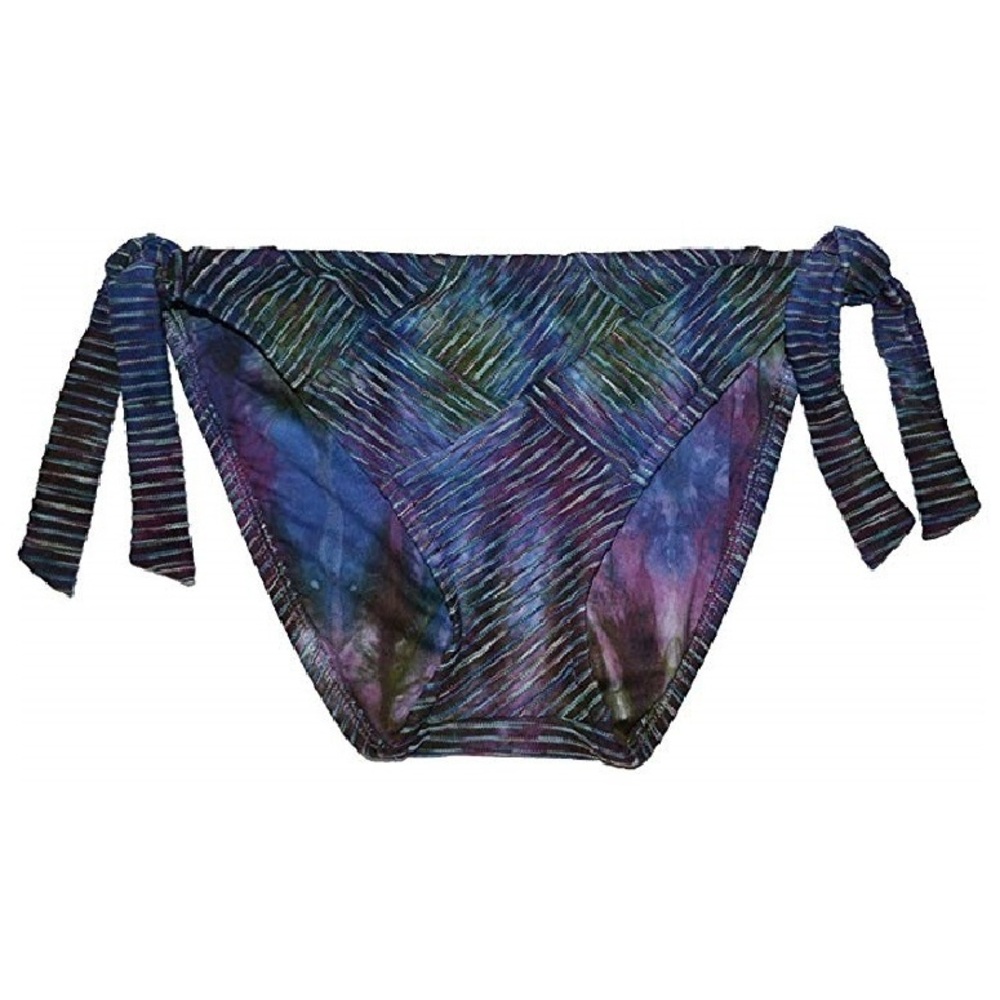 NWT Lucky Brand Women's Swimwear Basic Fit Side Tie Bikini Bottom (Small) $68